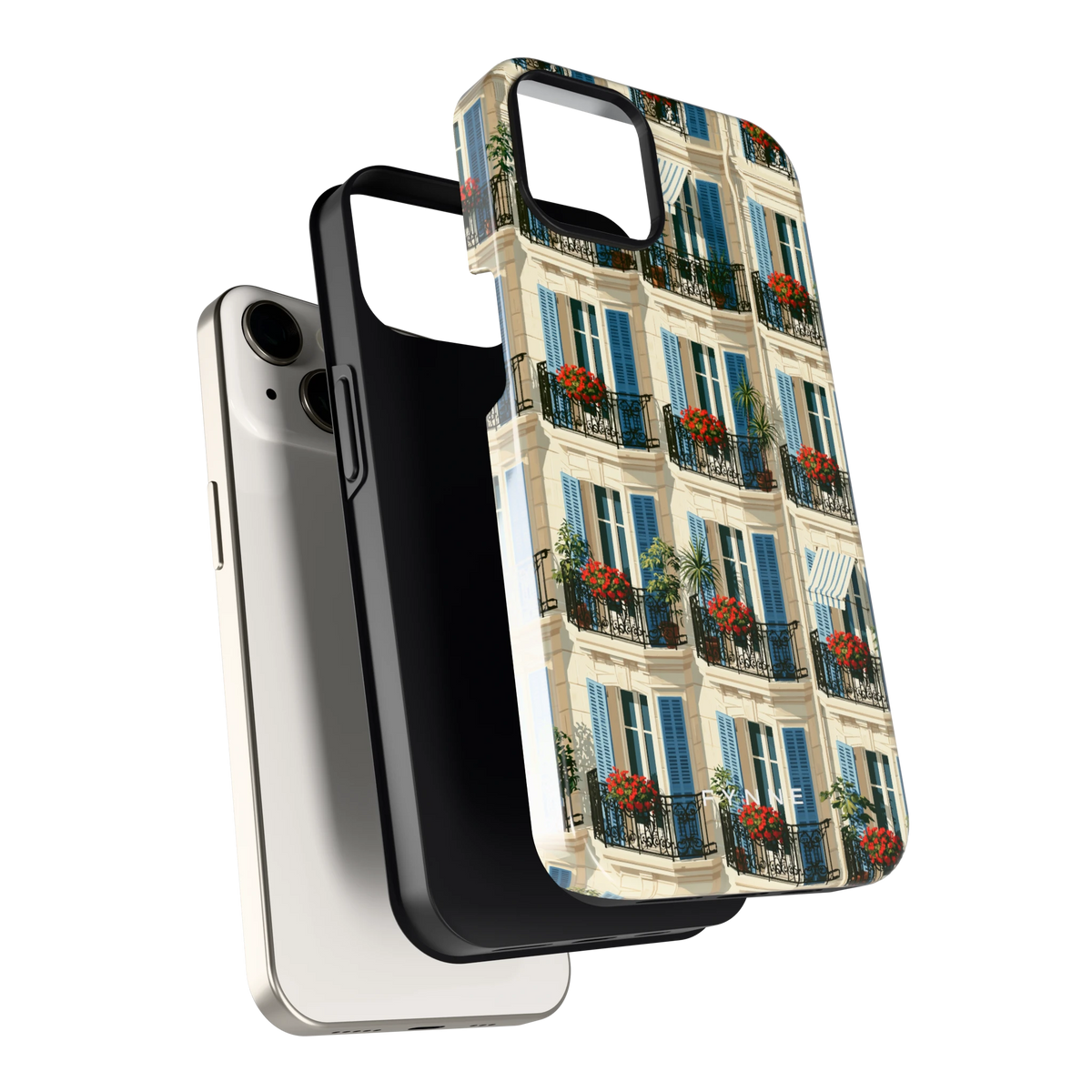 Balkonseizoen hoesje voor iPhone 13, los van de telefoon