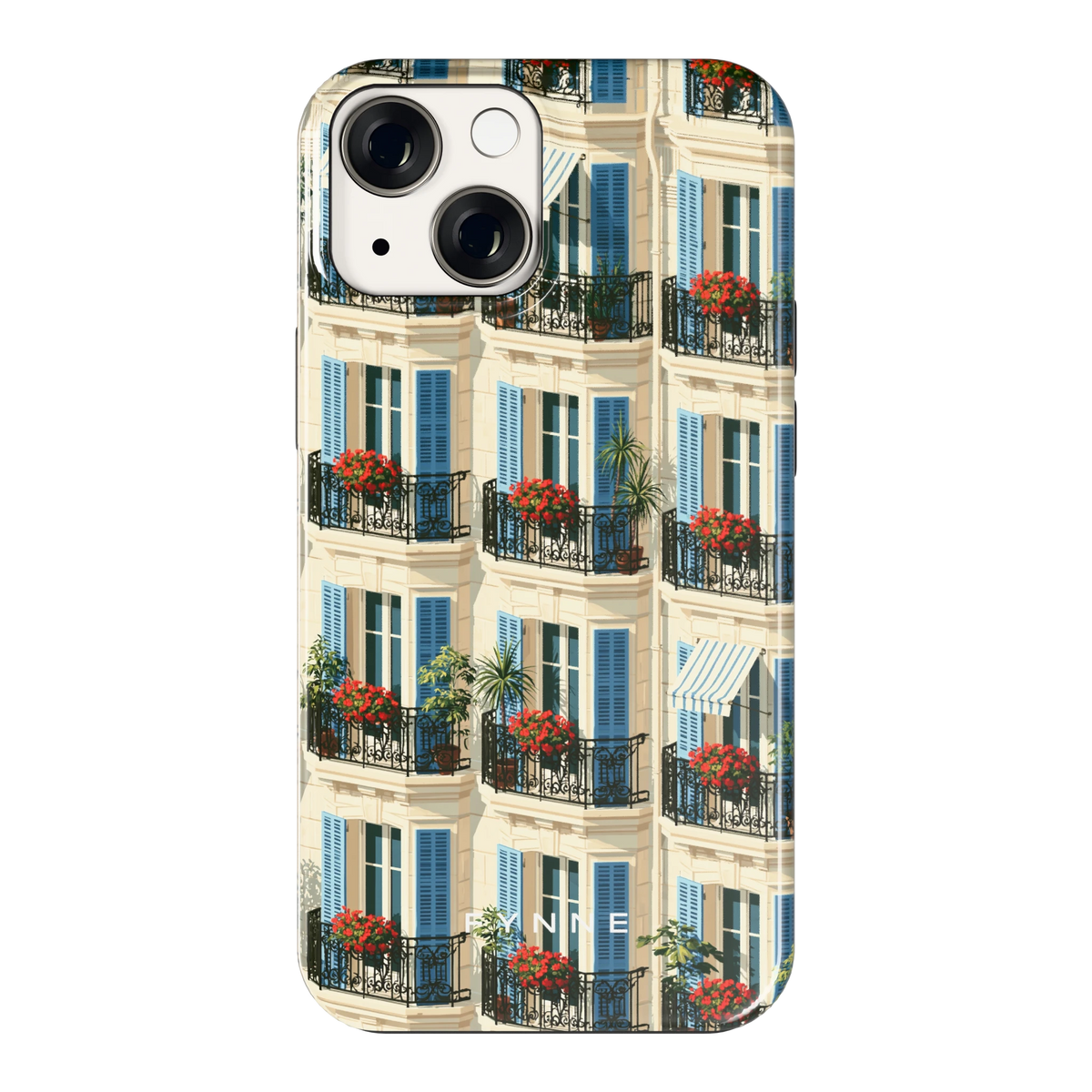 Balkonseizoen hoesje voor iPhone 13 mini, achterkant