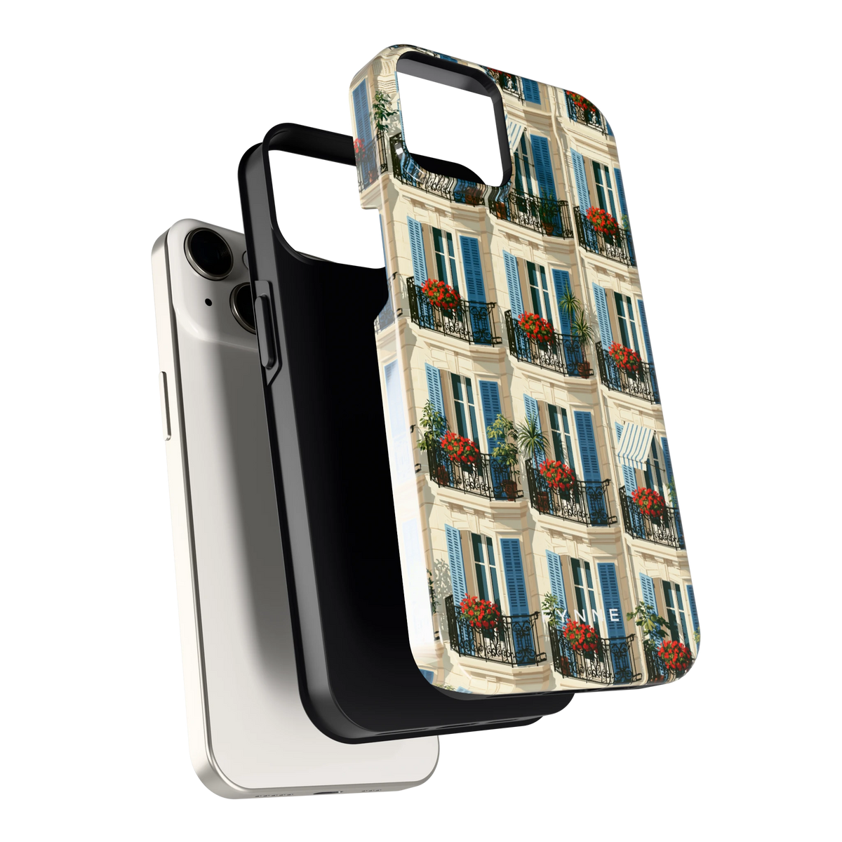 Balkonseizoen hoesje voor iPhone 14, los van de telefoon