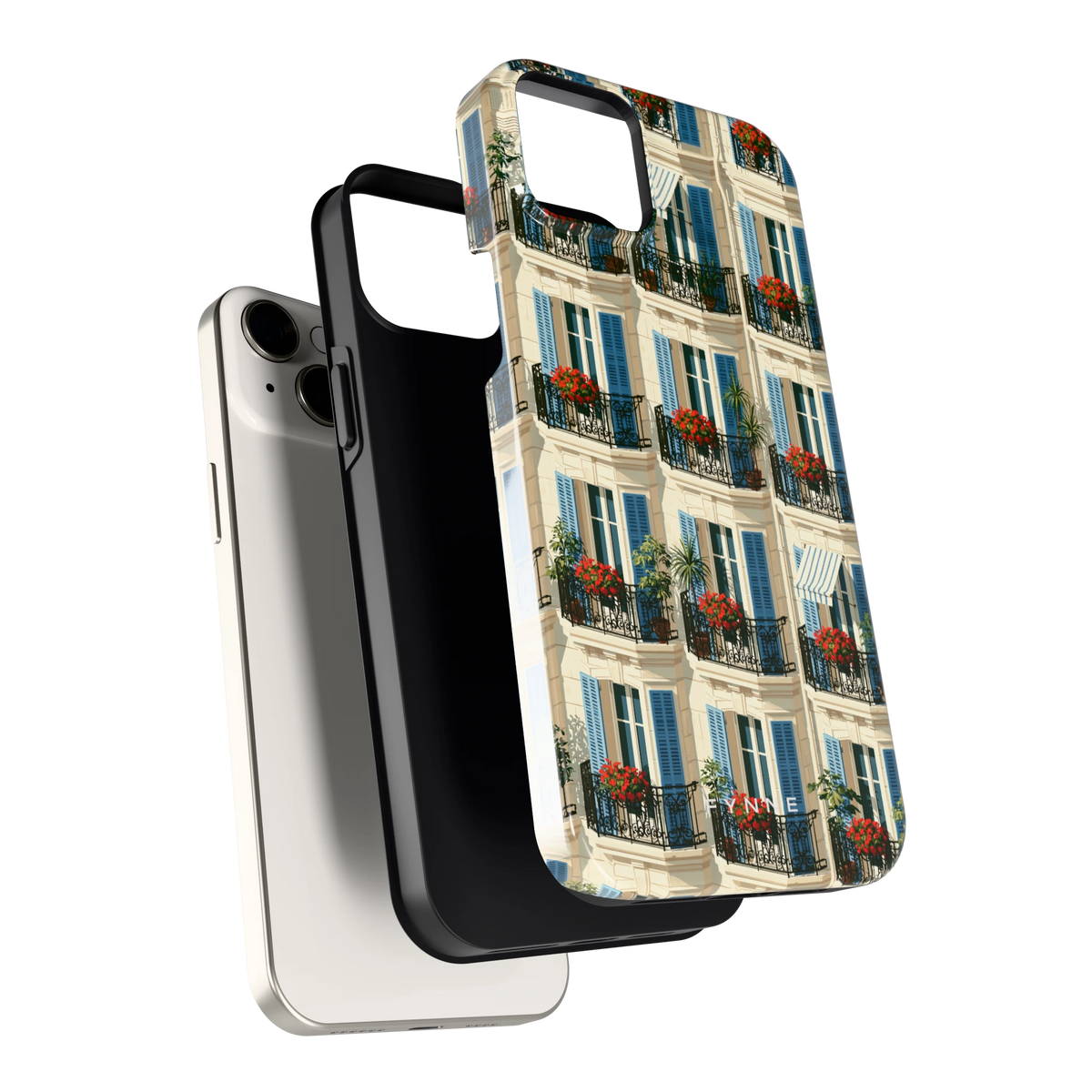 Balkonseizoen hoesje voor iPhone 14 Plus, los van de telefoon