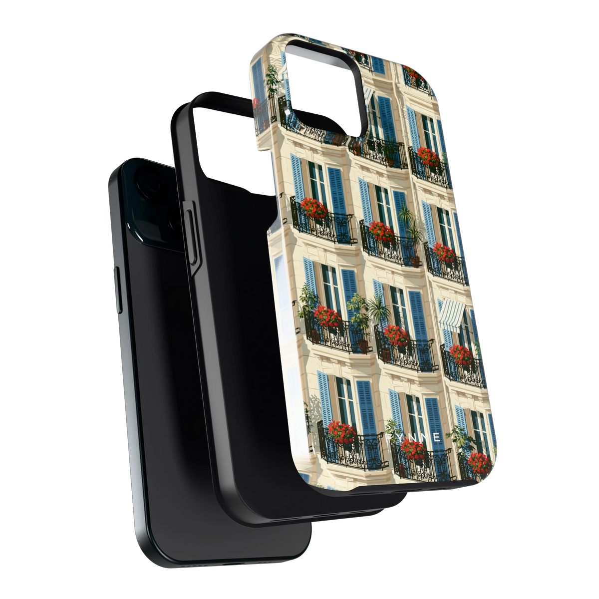 Balkonseizoen hoesje voor iPhone 15, los van de telefoon