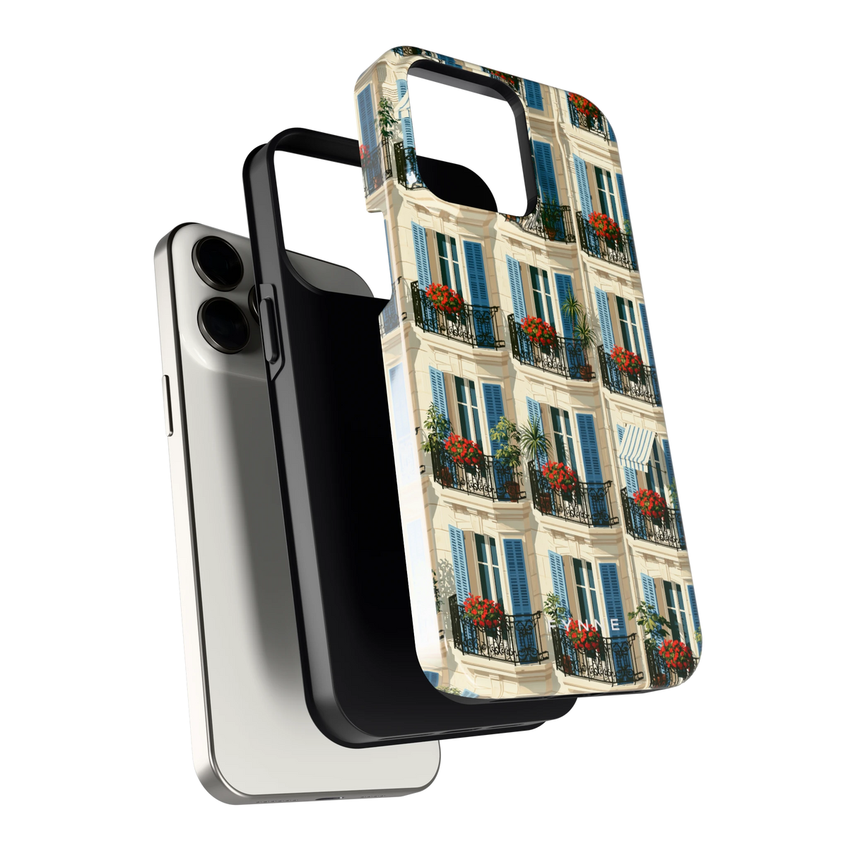 Balkonseizoen hoesje voor iPhone 15 Pro Max, los van de telefoon