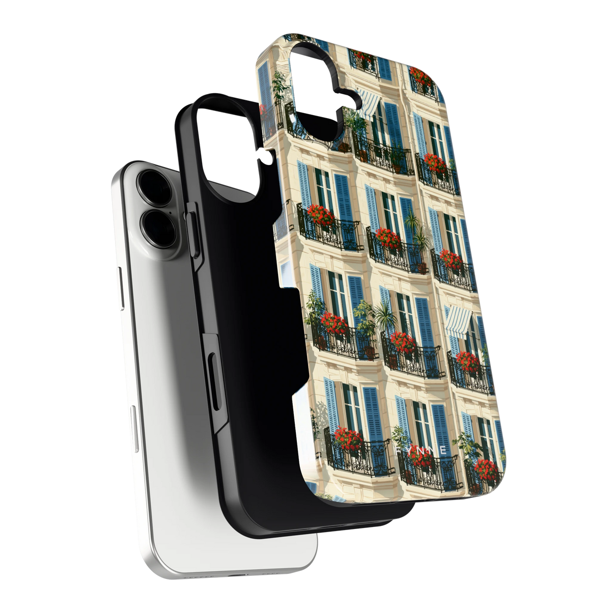 Balkonseizoen hoesje voor iPhone 16 Plus, los van de telefoon