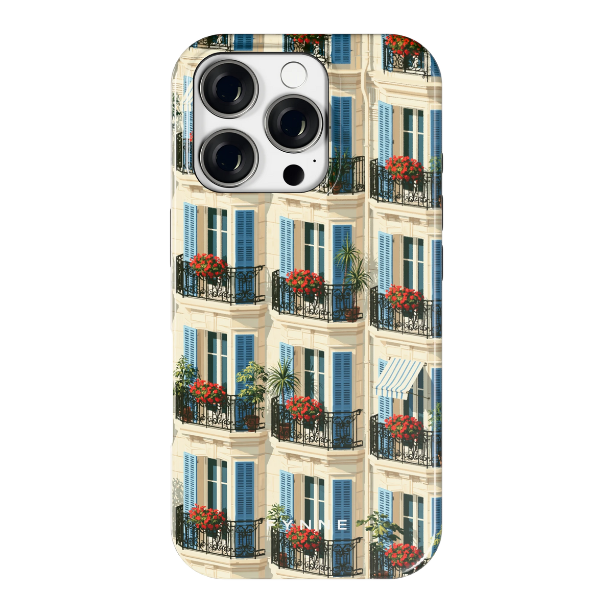 Balkonseizoen hoesje voor iPhone 16 Pro, achterkant