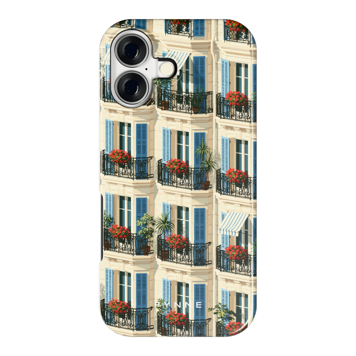 Balkonseizoen hoesje voor iPhone 17, achterkant