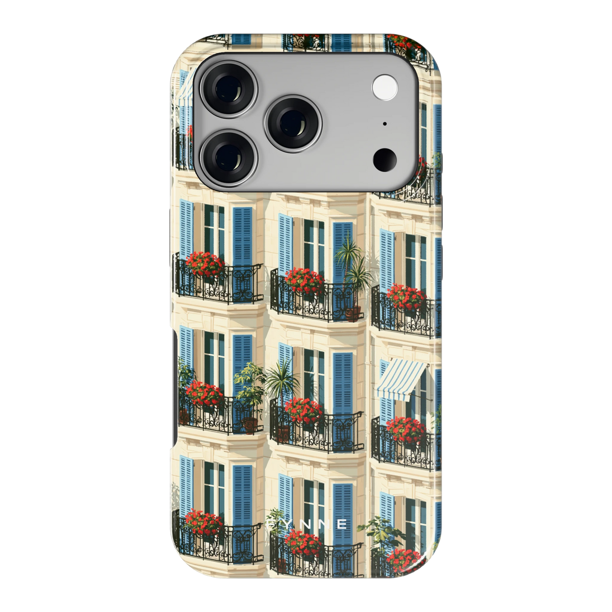 Balkonseizoen hoesje voor iPhone 17 Pro, achterkant