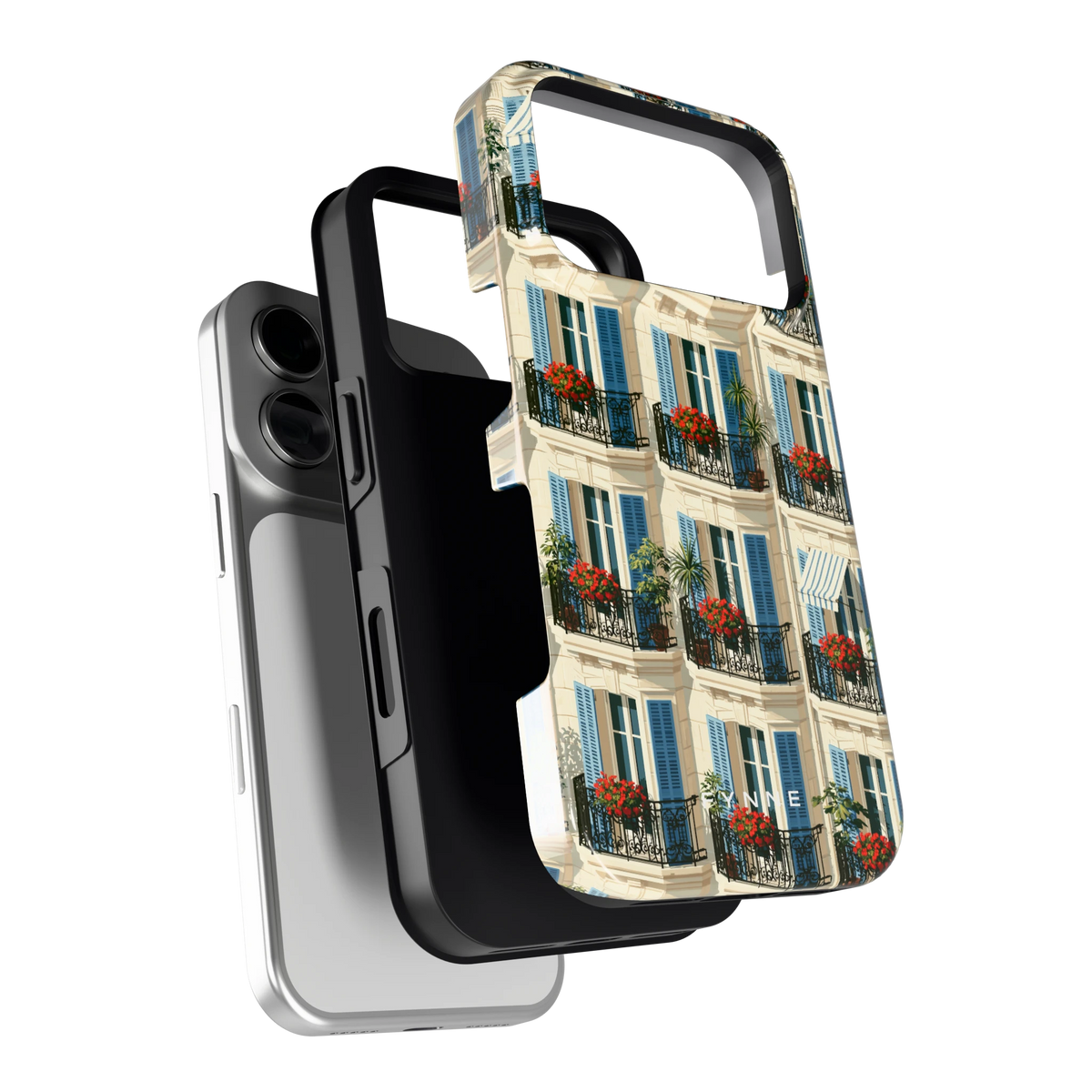Balkonseizoen hoesje voor iPhone 18 Pro, los van de telefoon