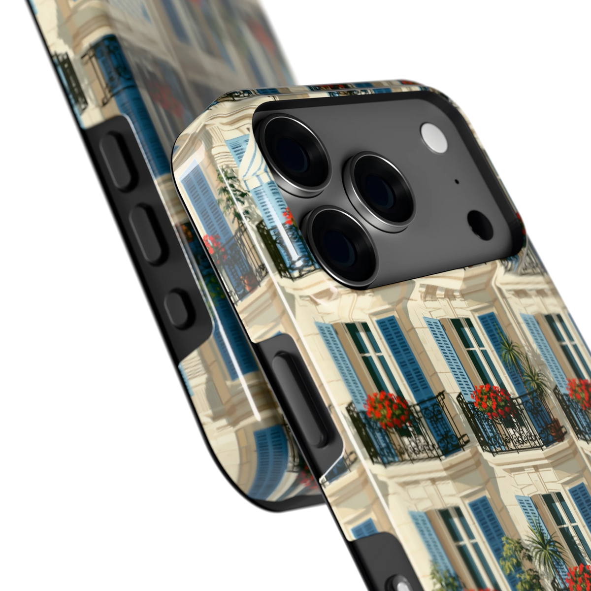 Balkonseizoen hoesje voor iPhone 18 Pro, close-up