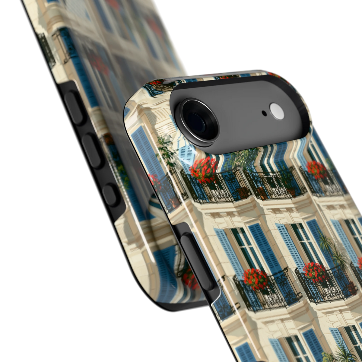Balkonseizoen hoesje voor iPhone Air, close-up