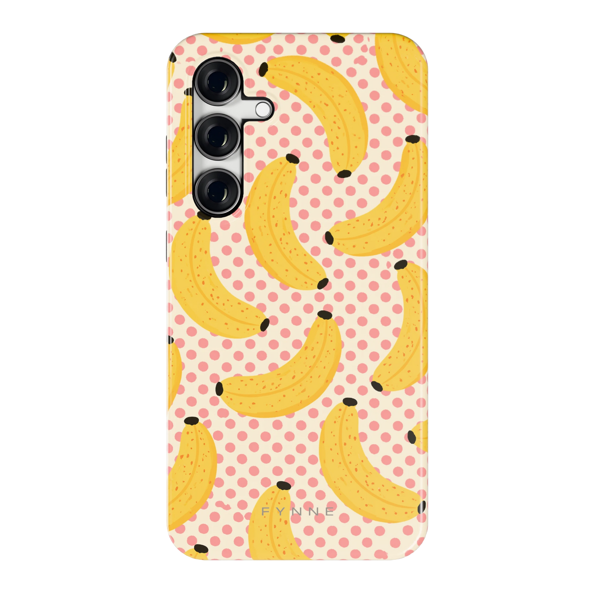 Bananen Stippen hoesje voor Galaxy S24 FE, achterkant