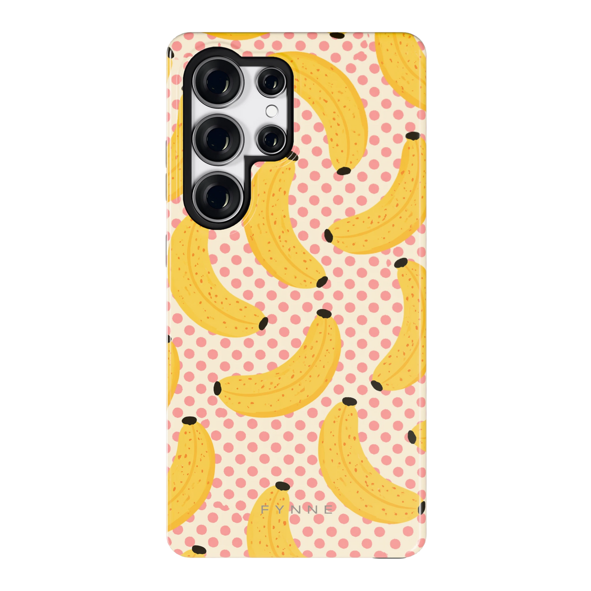 Bananen Stippen hoesje voor Galaxy S25 Ultra, achterkant