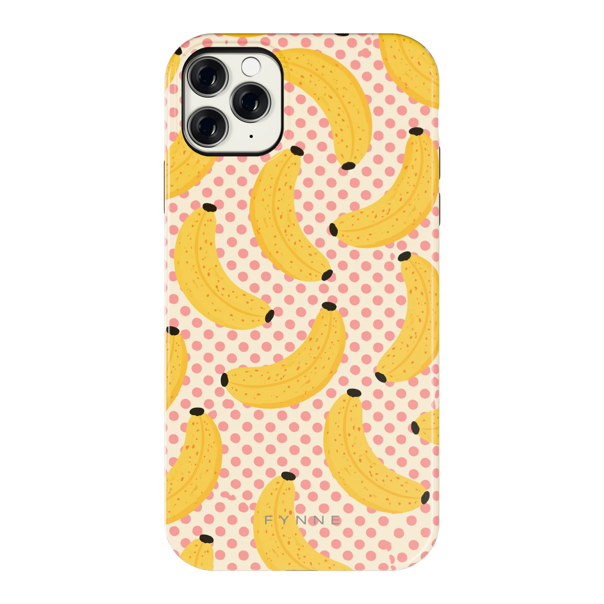 Bananen Stippen hoesje voor iPhone 11 Pro Max, achterkant