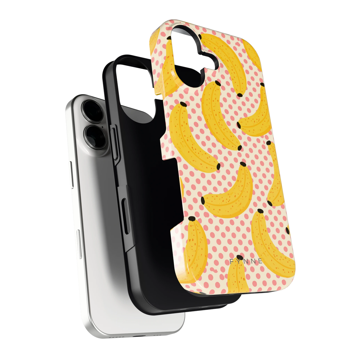 Bananen Stippen hoesje voor iPhone 17, los van de telefoon