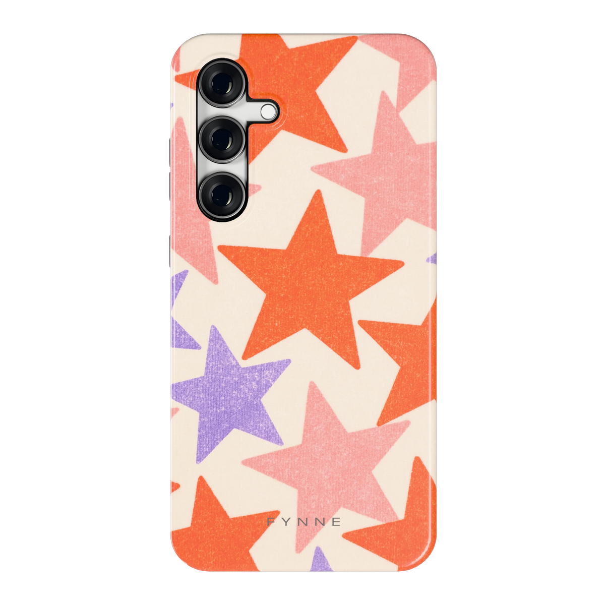 Grote sterren hoesje voor Galaxy S24 FE, achterkant