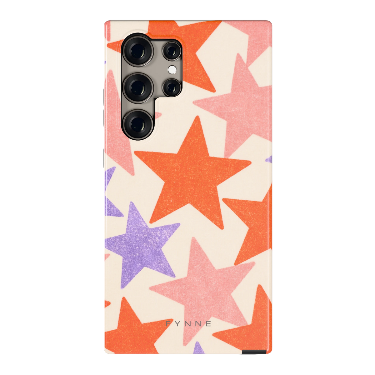 Grote sterren hoesje voor Galaxy S24 Ultra, achterkant