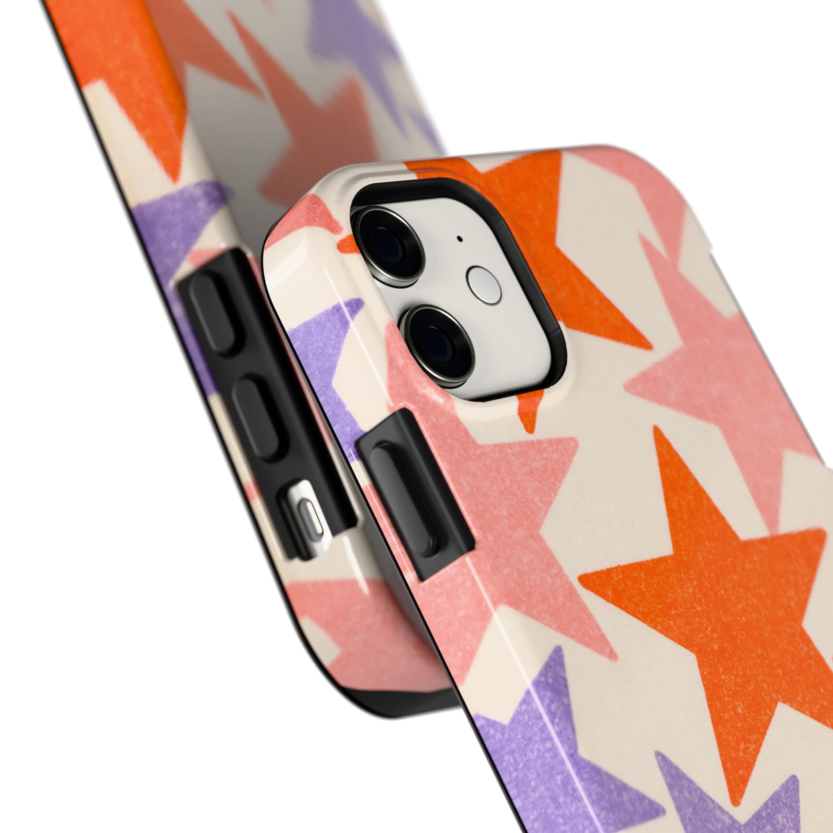Grote sterren hoesje voor iPhone 11, close-up