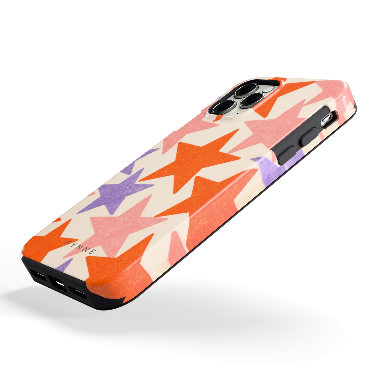 Grote sterren hoesje voor iPhone 11 Pro, schuin