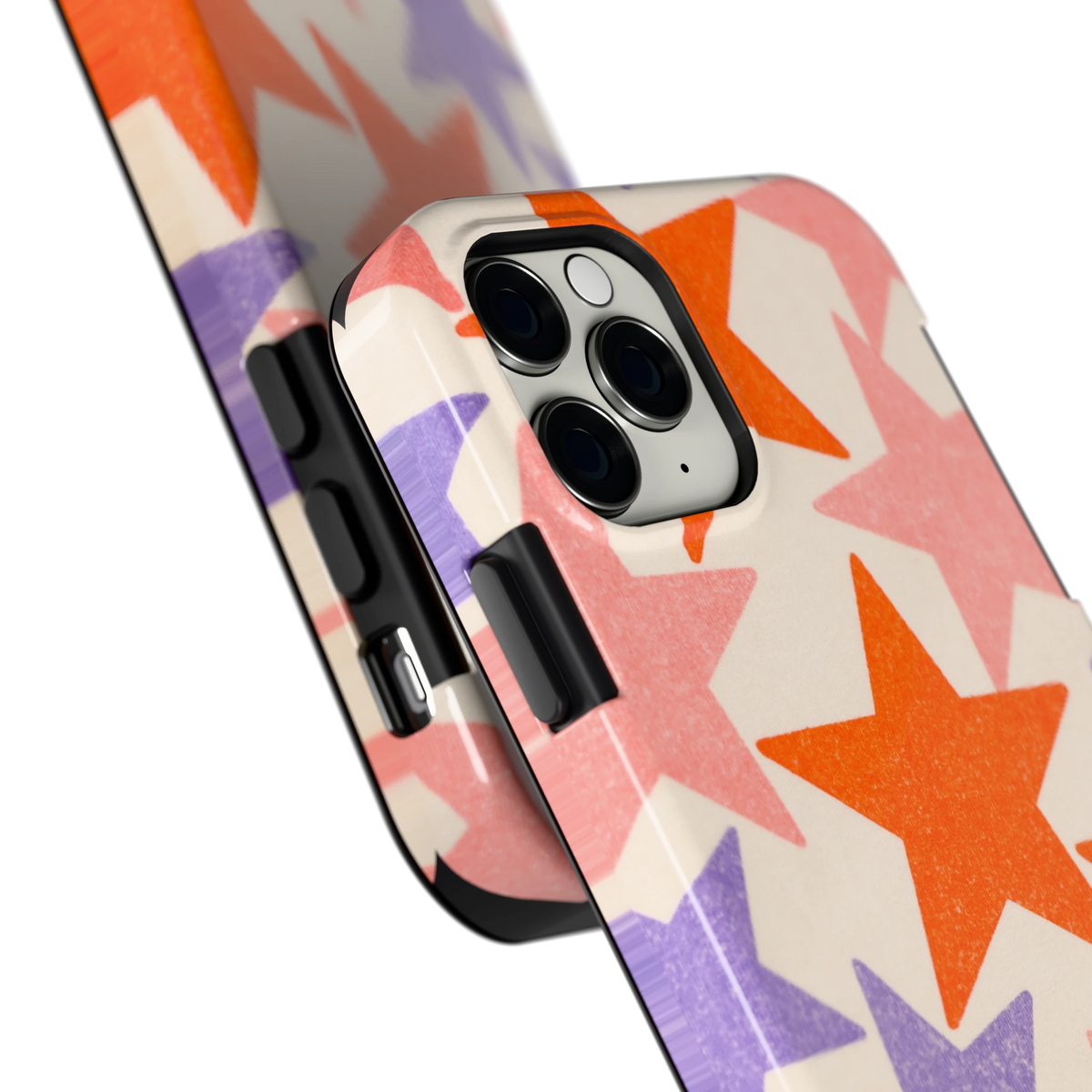 Grote sterren hoesje voor iPhone 11 Pro, close-up