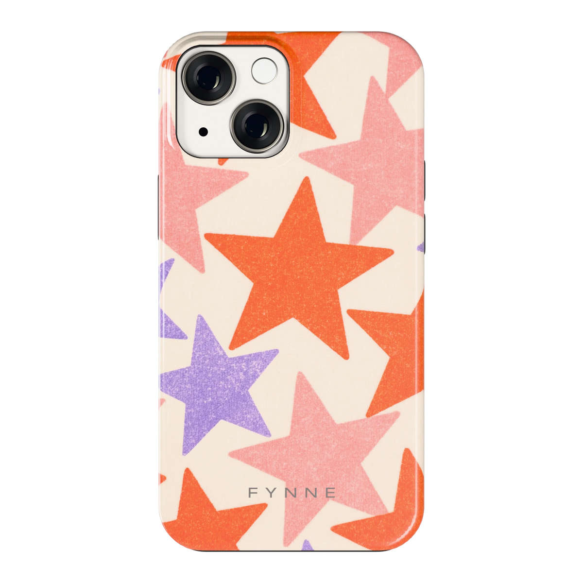 Grote sterren hoesje voor iPhone 13 mini, achterkant
