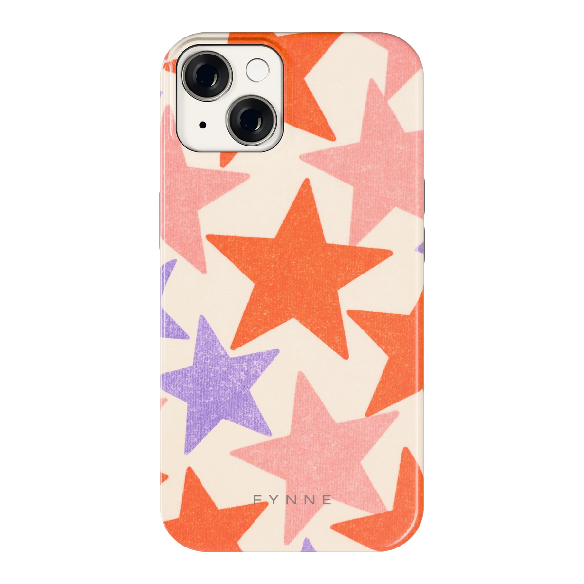 Grote sterren hoesje voor iPhone 14, achterkant