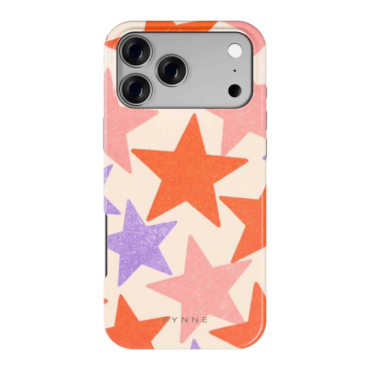 Grote sterren hoesje voor iPhone 17 Pro Max, achterkant