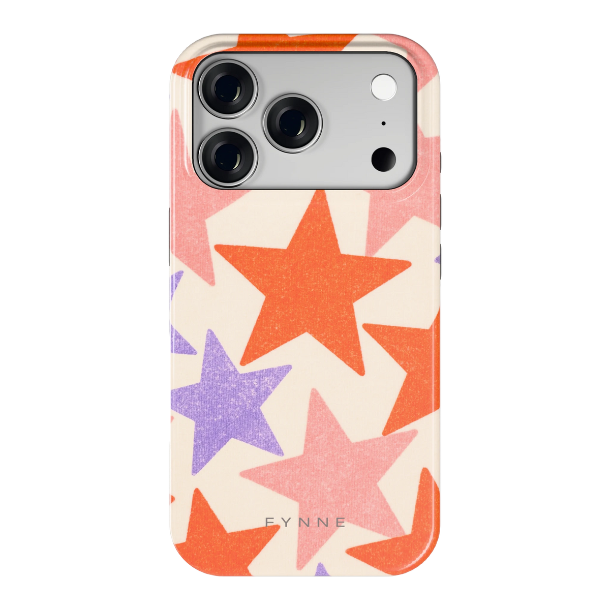 Grote sterren hoesje voor iPhone 18 Pro, achterkant
