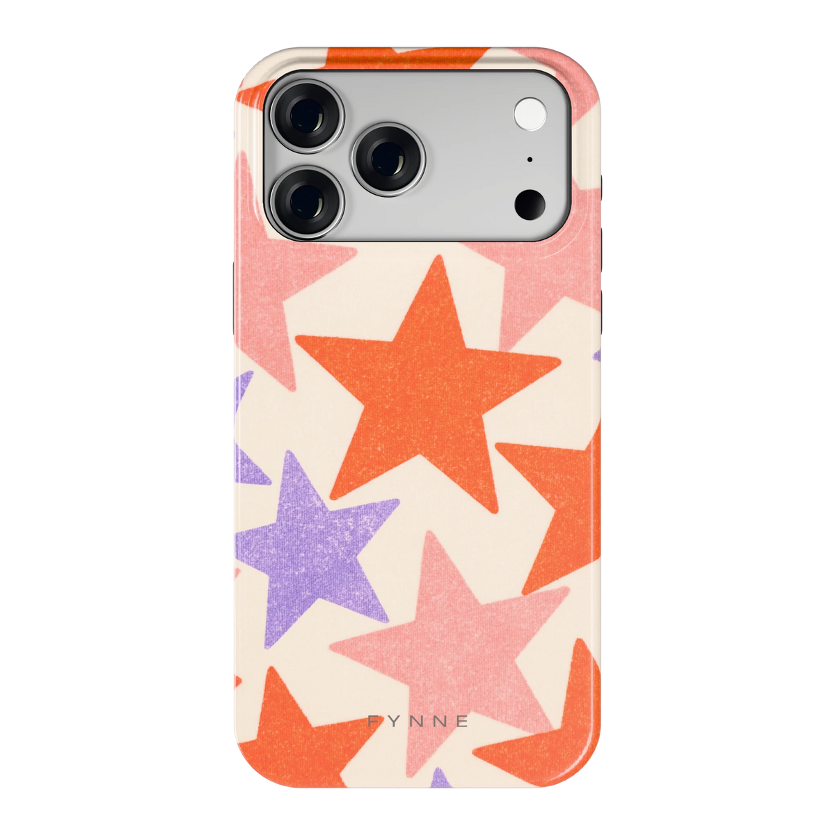 Grote sterren hoesje voor iPhone 18 Pro Max, achterkant