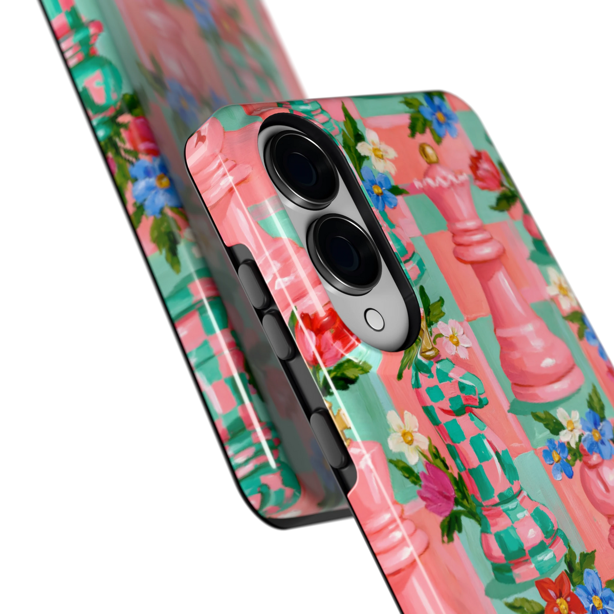 Bloeiend Schaakspel hoesje voor Galaxy S25 Edge, close-up