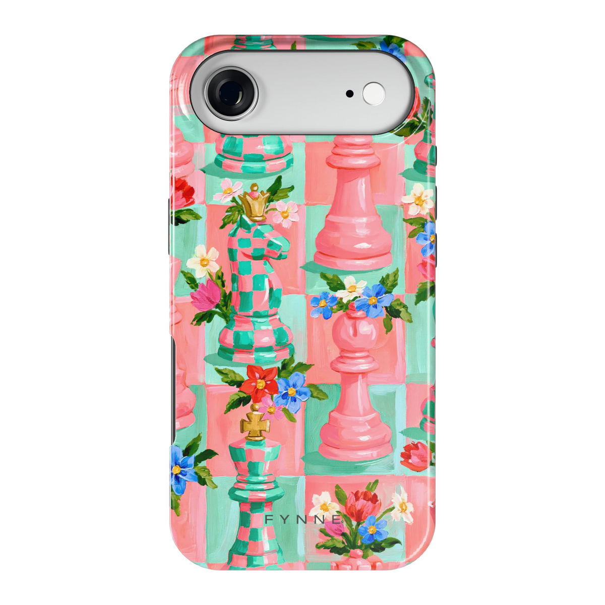 Bloeiend Schaakspel hoesje voor iPhone Air, achterkant