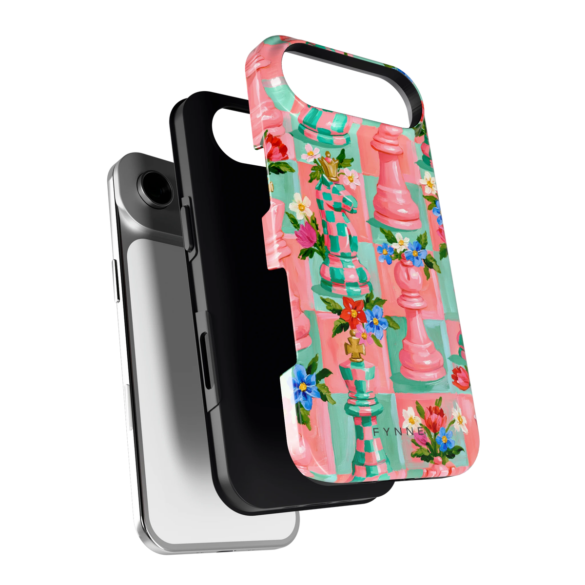 Bloeiend Schaakspel hoesje voor iPhone Air, los van de telefoon