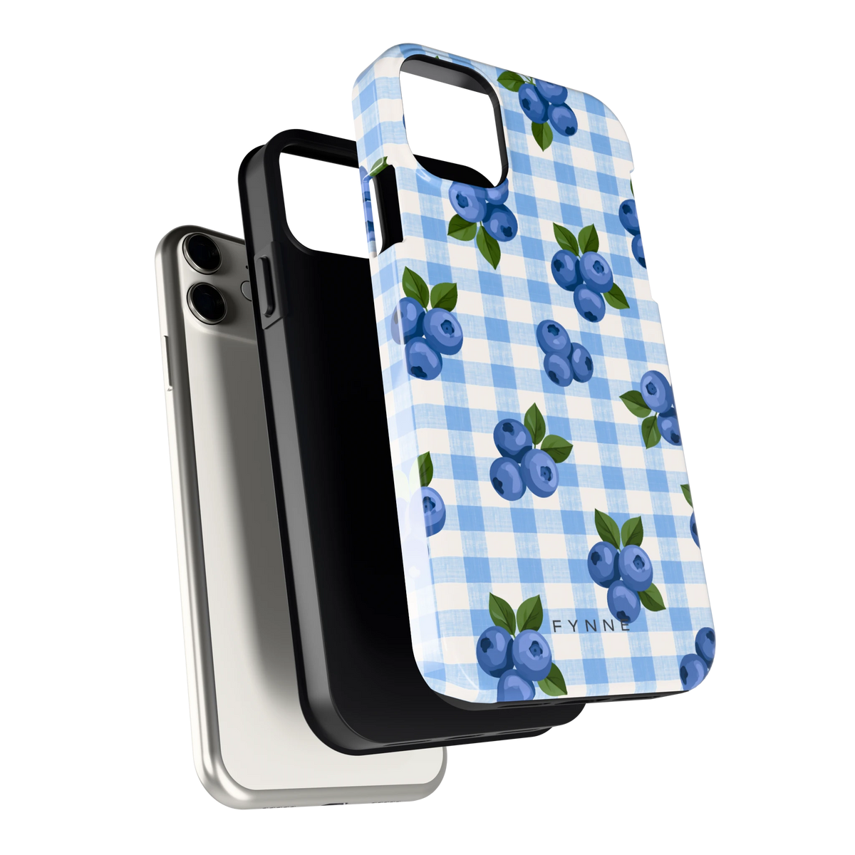 Blauwe Bessen Ruit hoesje voor iPhone 11, los van de telefoon