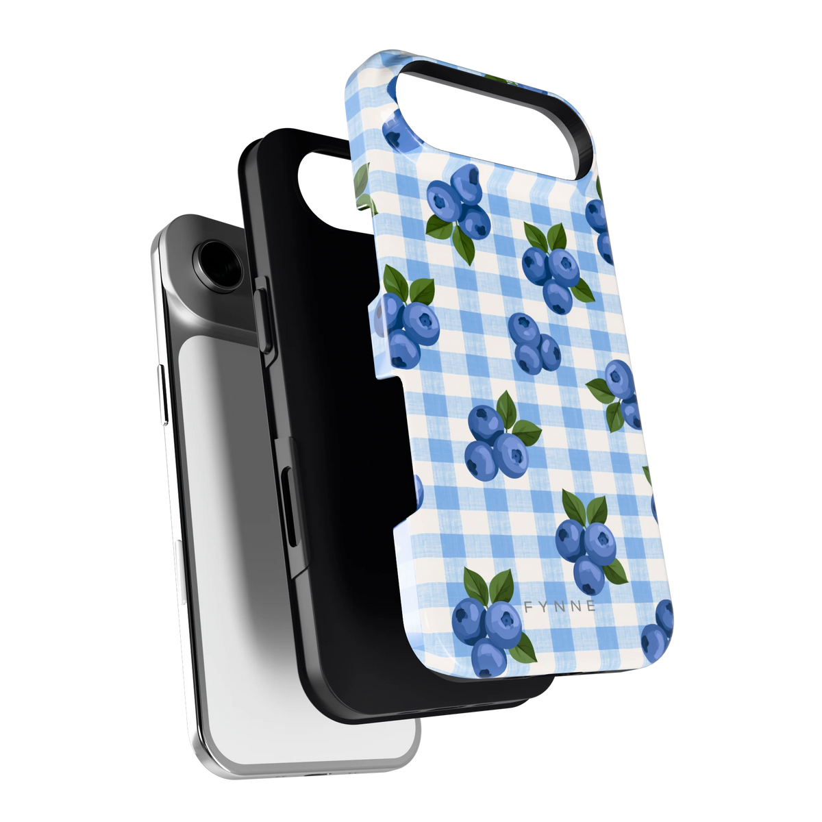 Blauwe Bessen Ruit hoesje voor iPhone Air, los van de telefoon