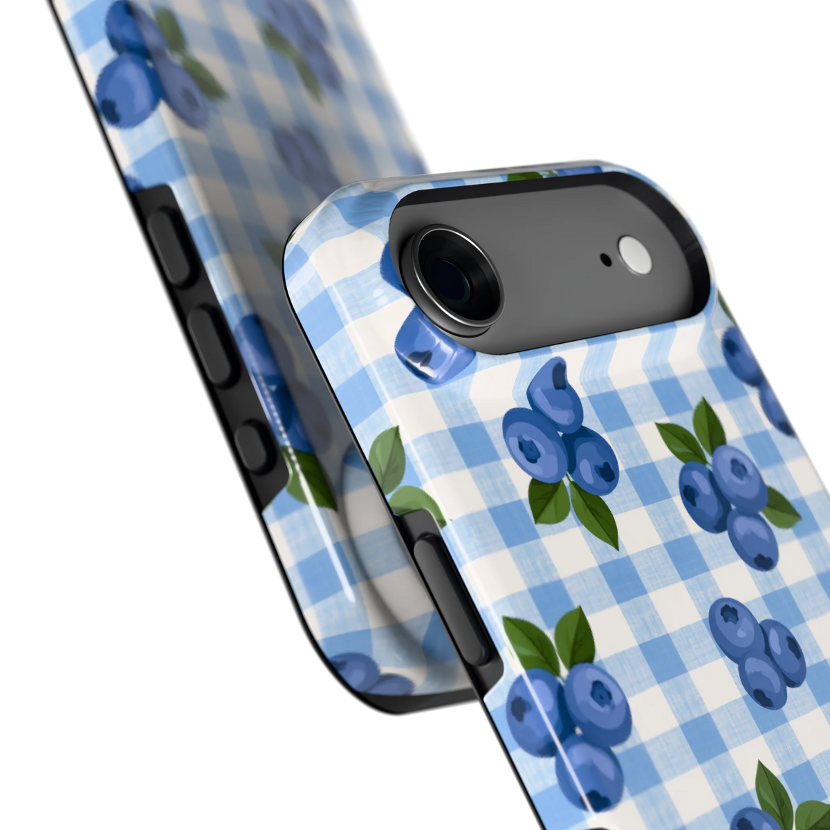 Blauwe Bessen Ruit hoesje voor iPhone Air, close-up