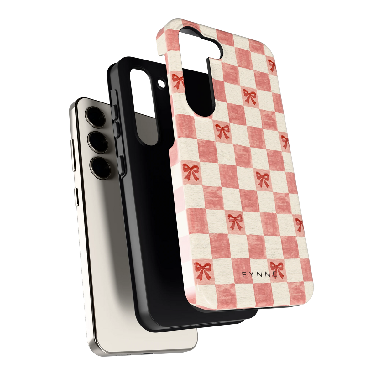 Strikjesruit hoesje voor Galaxy S23, los van de telefoon
