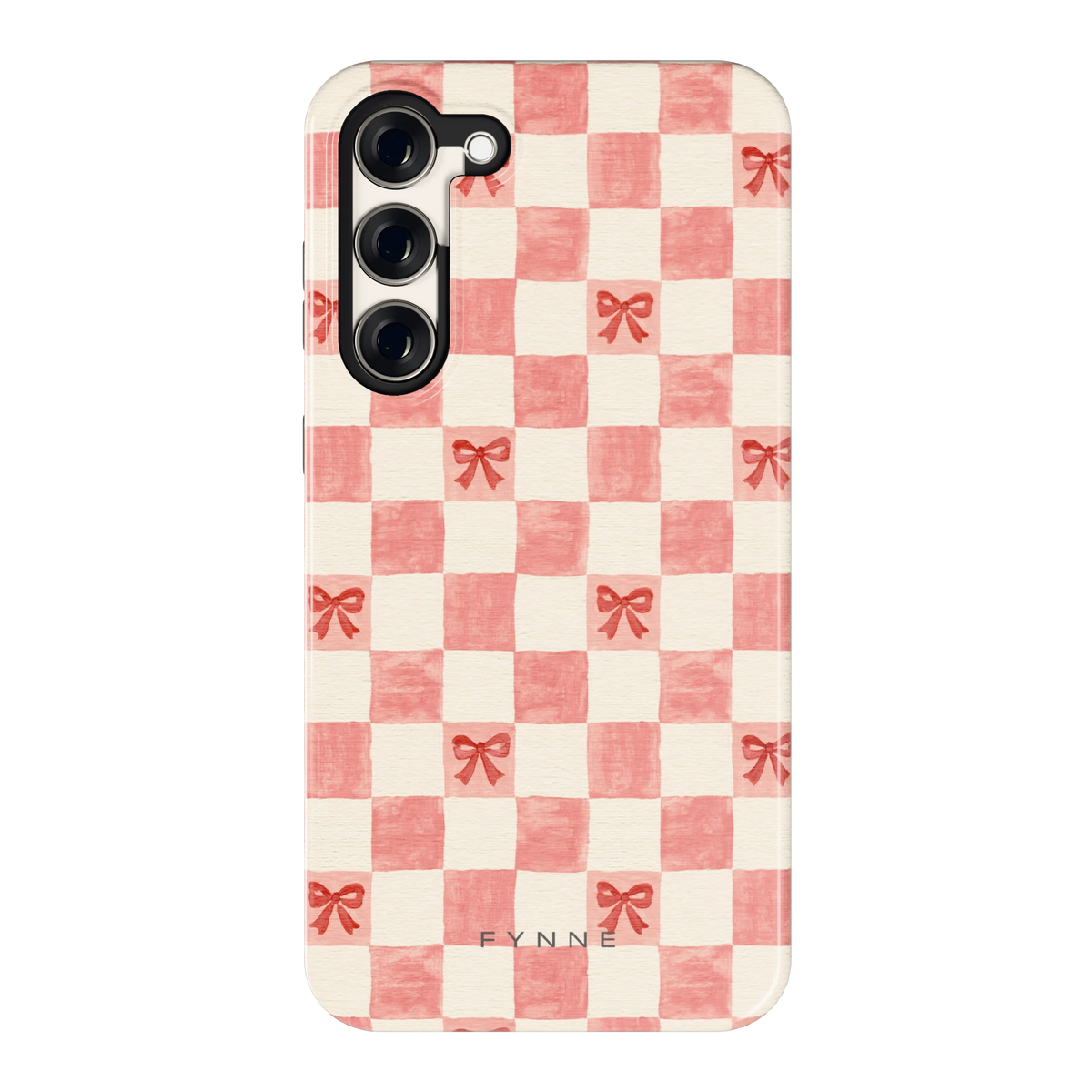 Strikjesruit hoesje voor Galaxy S23+, achterkant