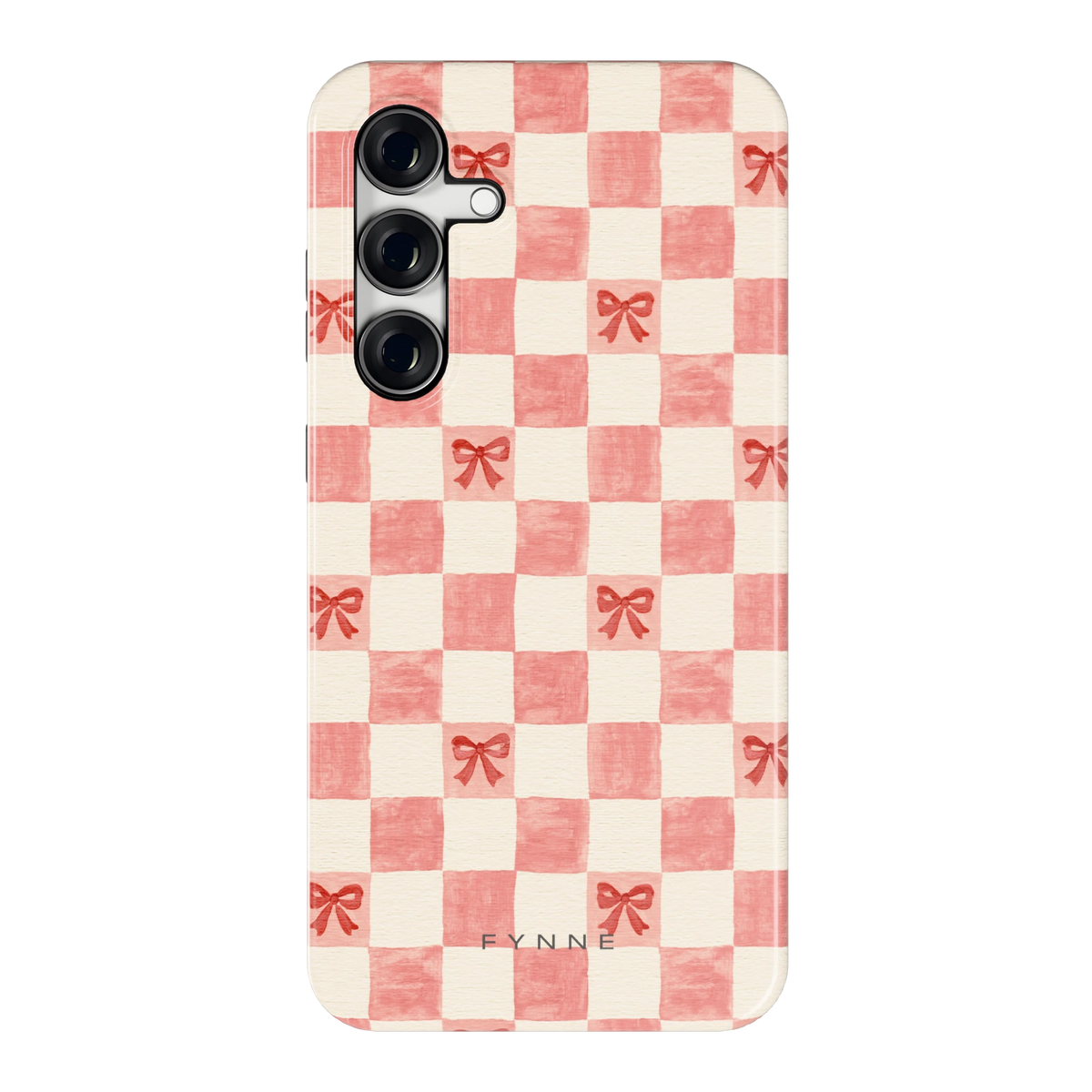 Strikjesruit hoesje voor Galaxy S24 FE, achterkant