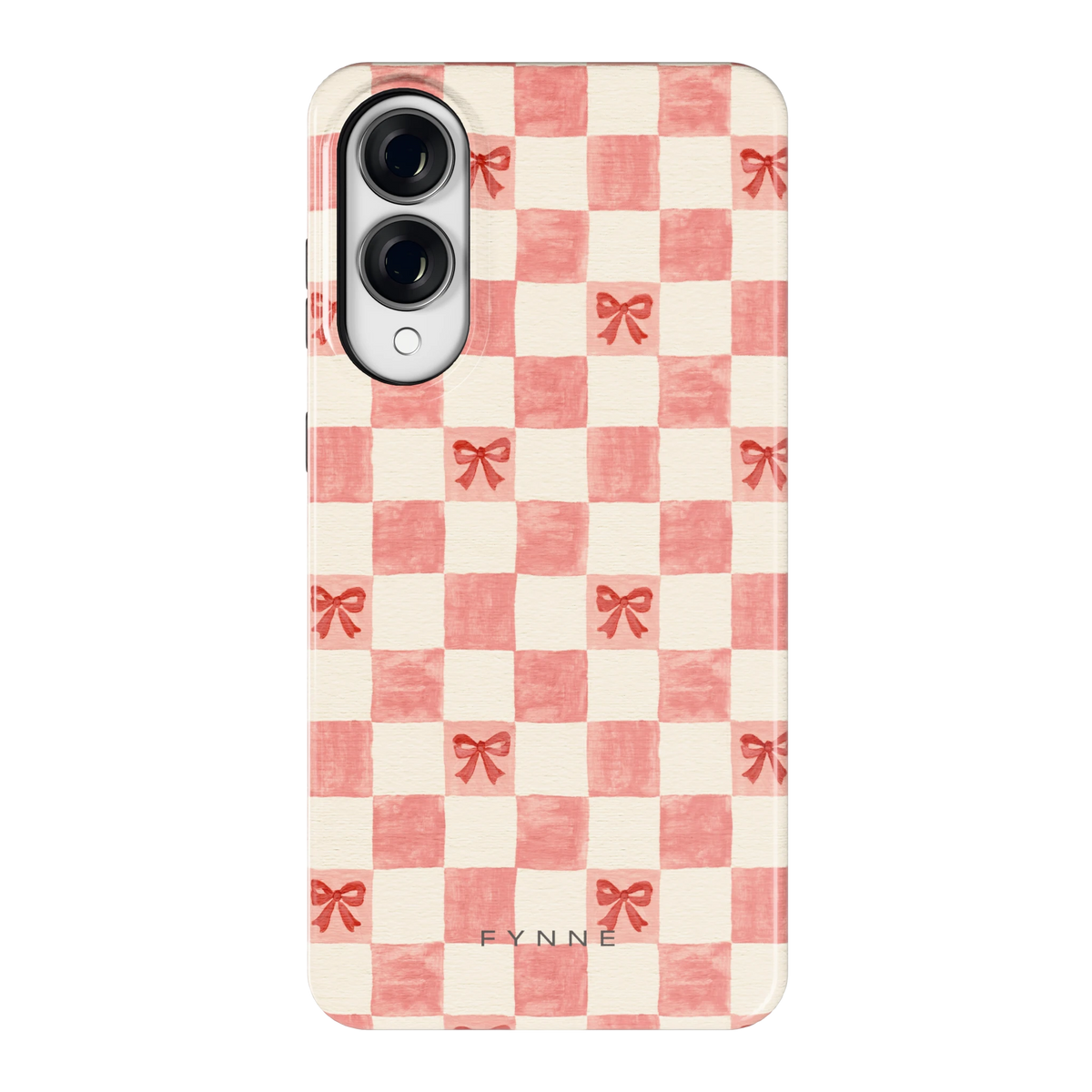 Strikjesruit hoesje voor Galaxy S25 Edge, achterkant