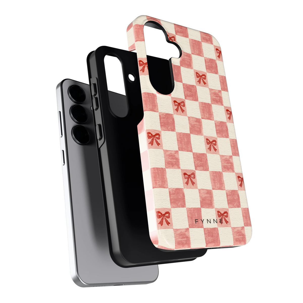Strikjesruit hoesje voor Galaxy S25, los van de telefoon