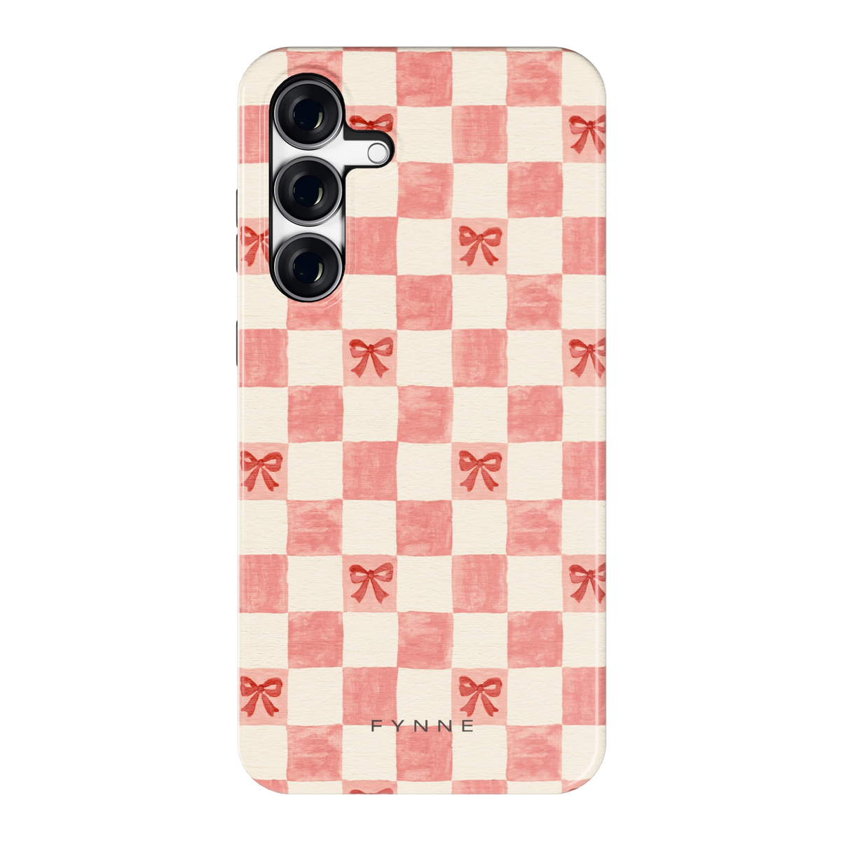 Strikjesruit hoesje voor Galaxy S25 FE, achterkant