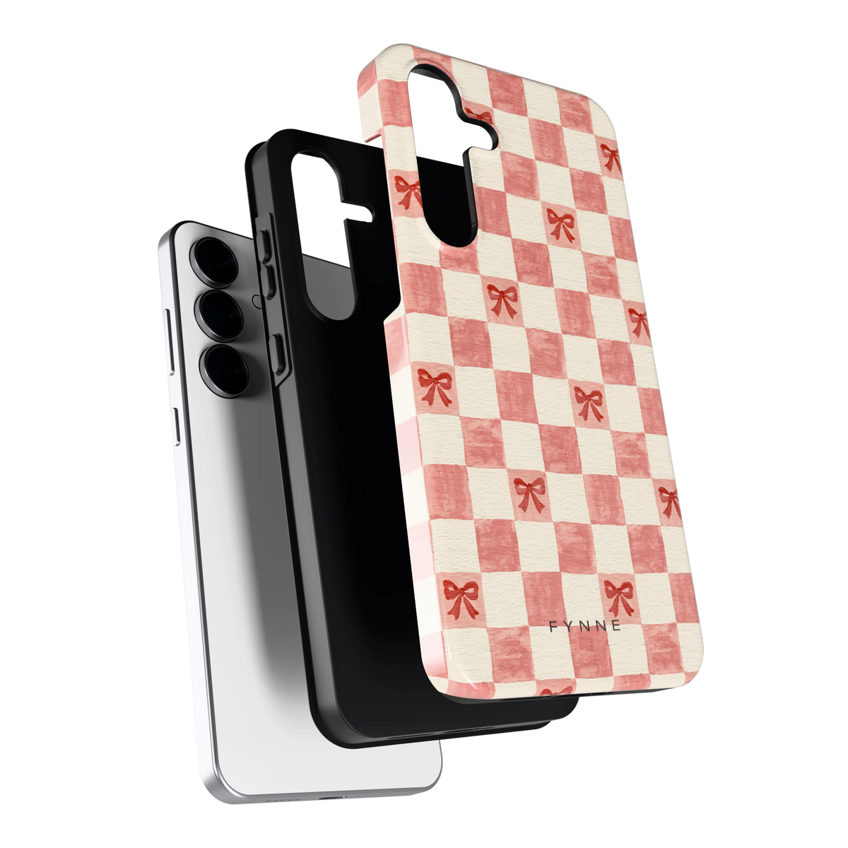 Strikjesruit hoesje voor Galaxy S25 FE, los van de telefoon