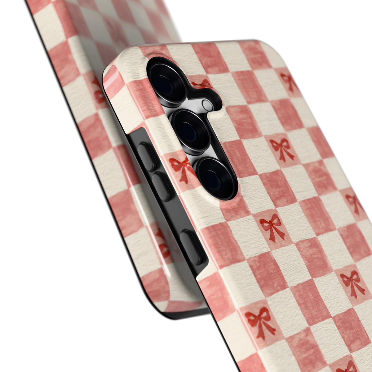 Strikjesruit hoesje voor Galaxy S25 FE, close-up