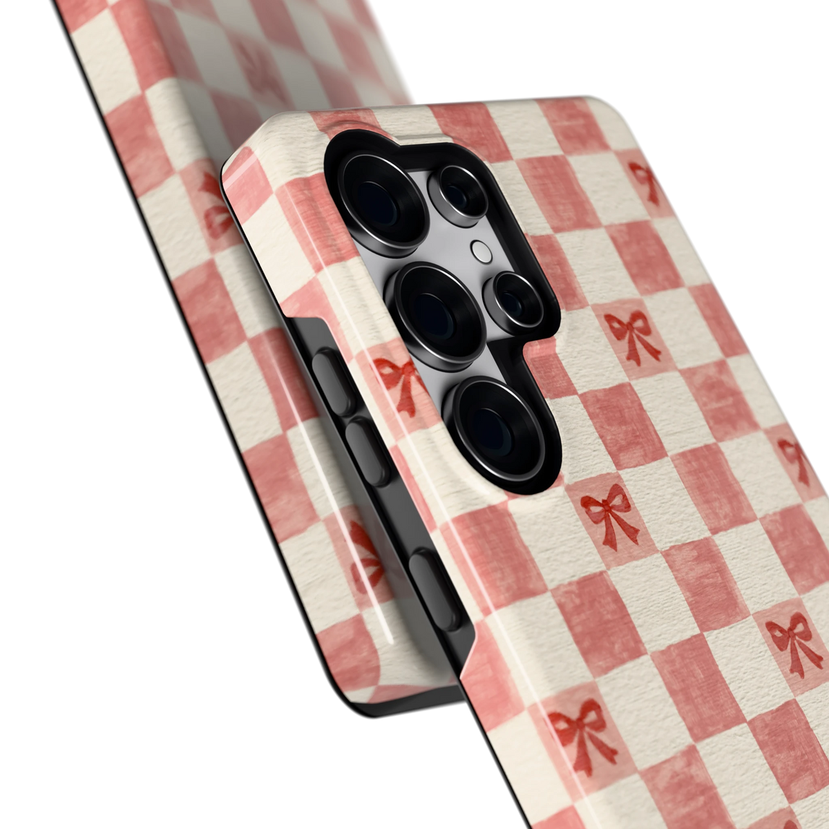 Strikjesruit hoesje voor Galaxy S25 Ultra, close-up