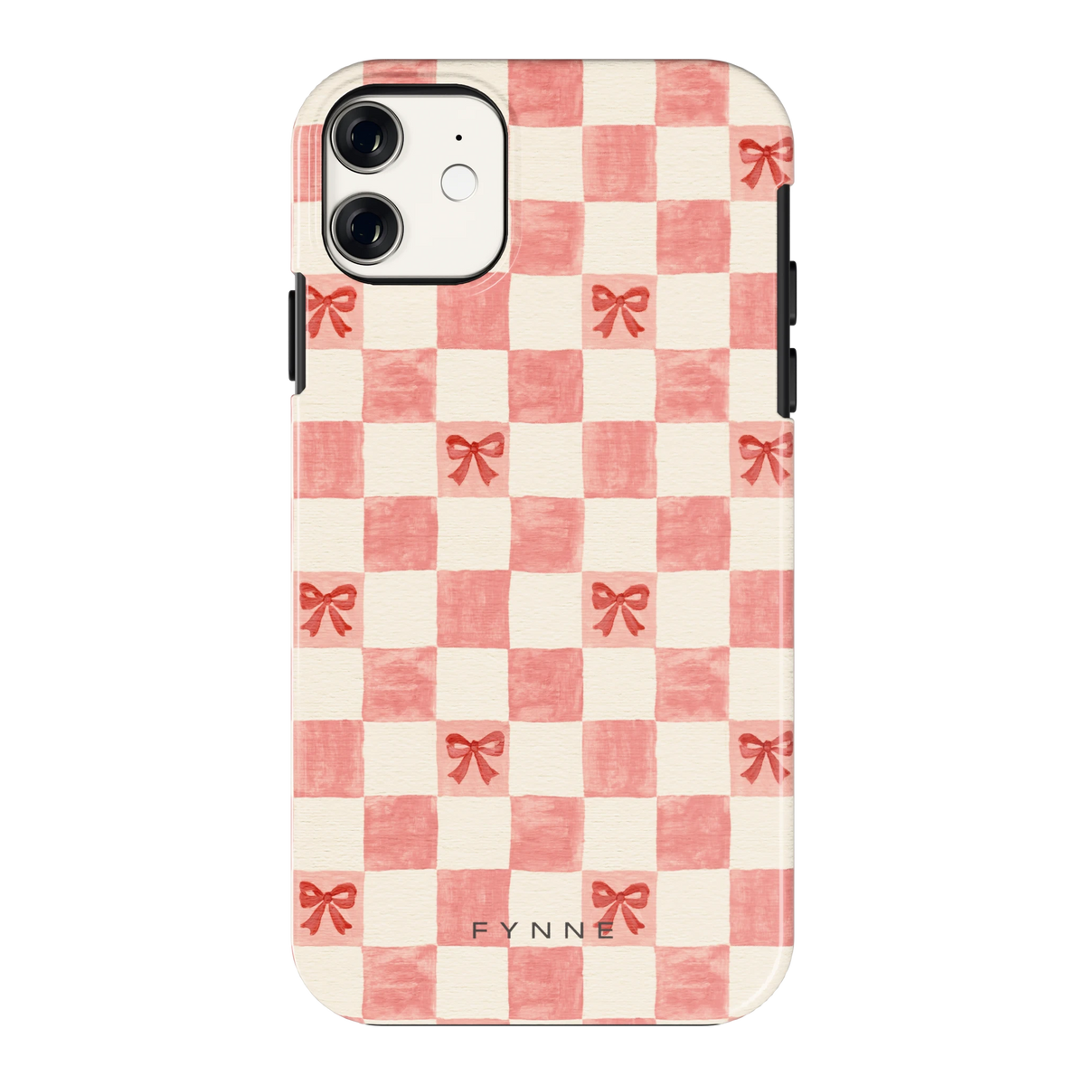 Strikjesruit hoesje voor iPhone 11, achterkant
