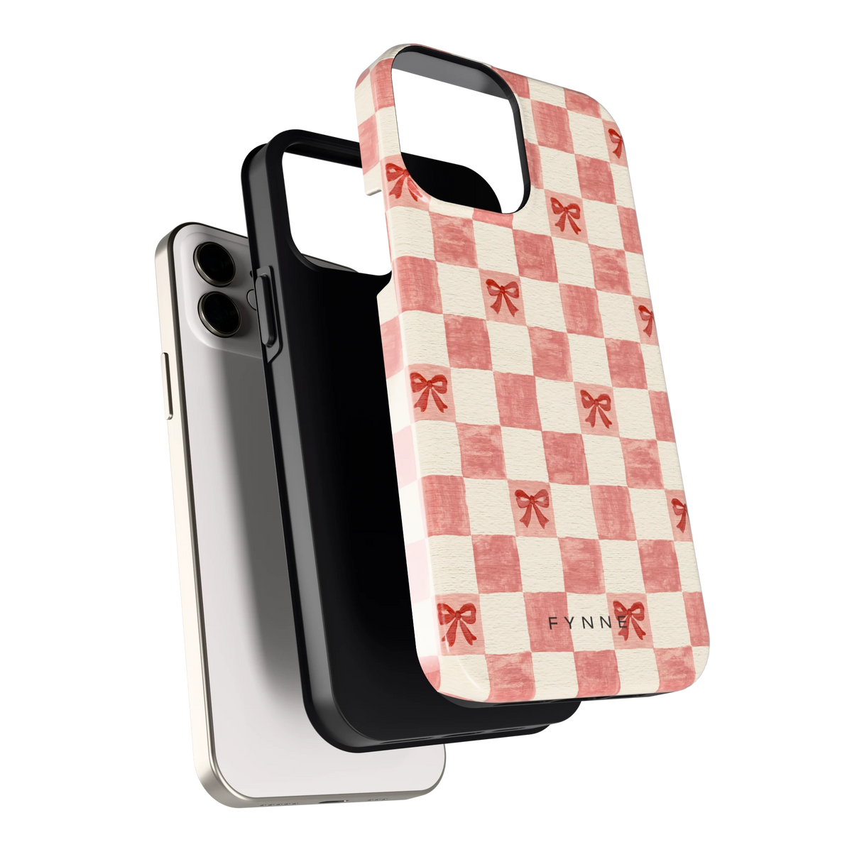 Strikjesruit hoesje voor iPhone 12, los van de telefoon