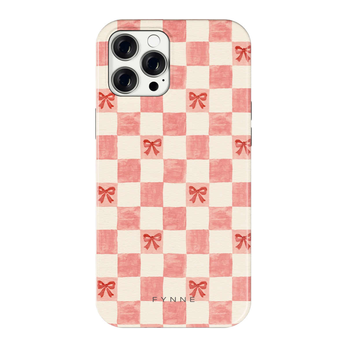 Strikjesruit hoesje voor iPhone 12 Pro Max, achterkant