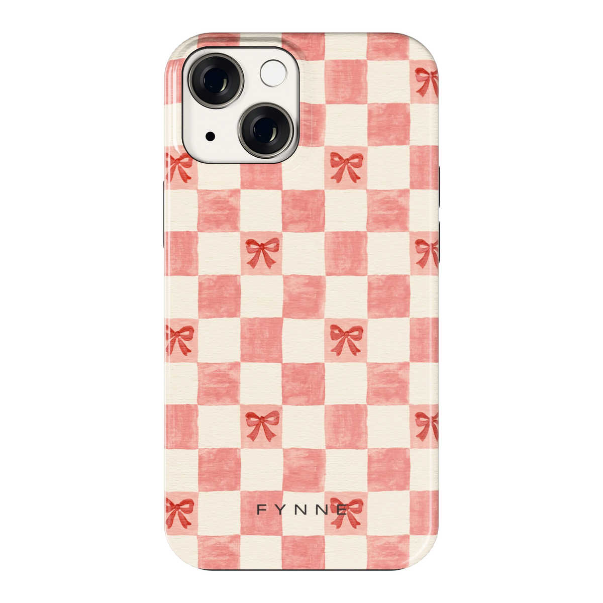 Strikjesruit hoesje voor iPhone 13 mini, achterkant