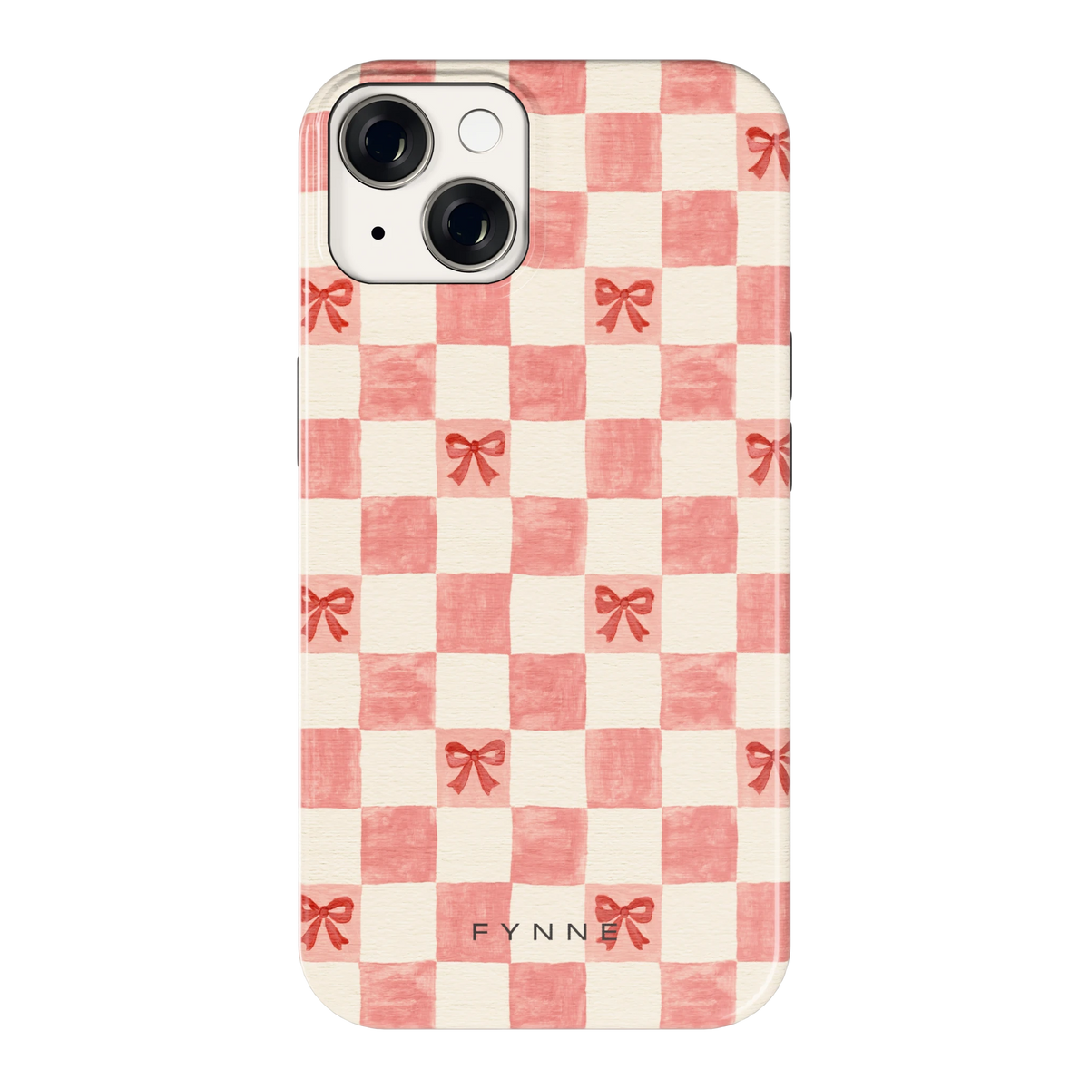 Strikjesruit hoesje voor iPhone 14, achterkant