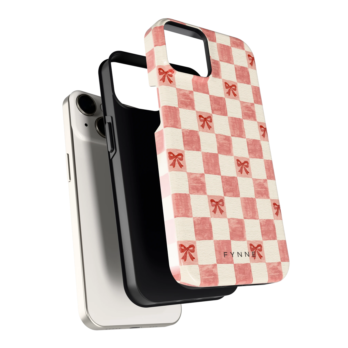 Strikjesruit hoesje voor iPhone 14, los van de telefoon