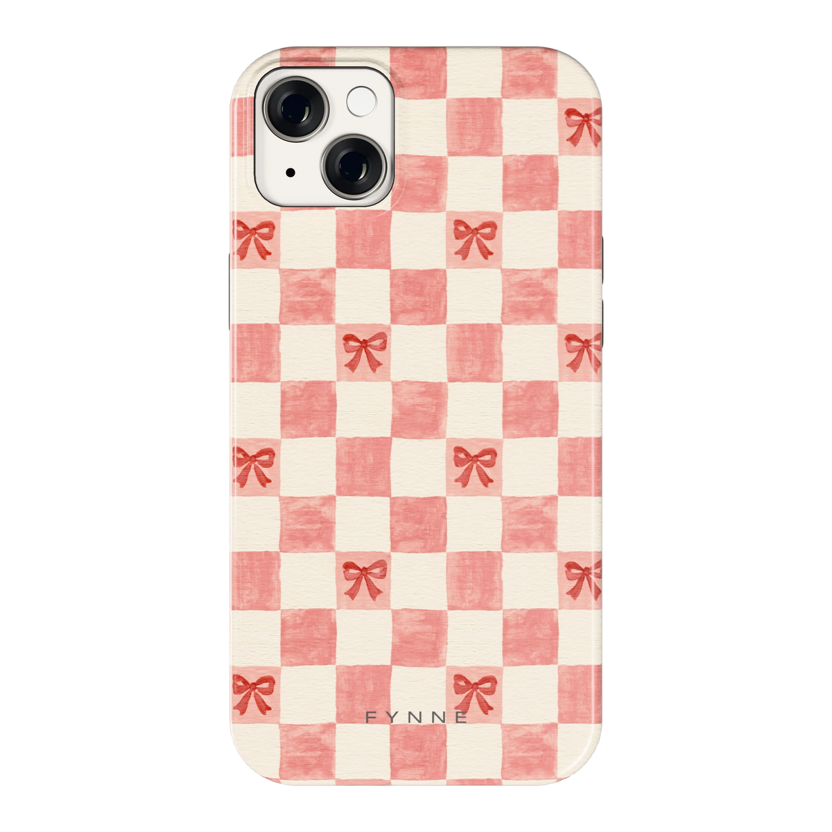 Strikjesruit hoesje voor iPhone 14 Plus, achterkant