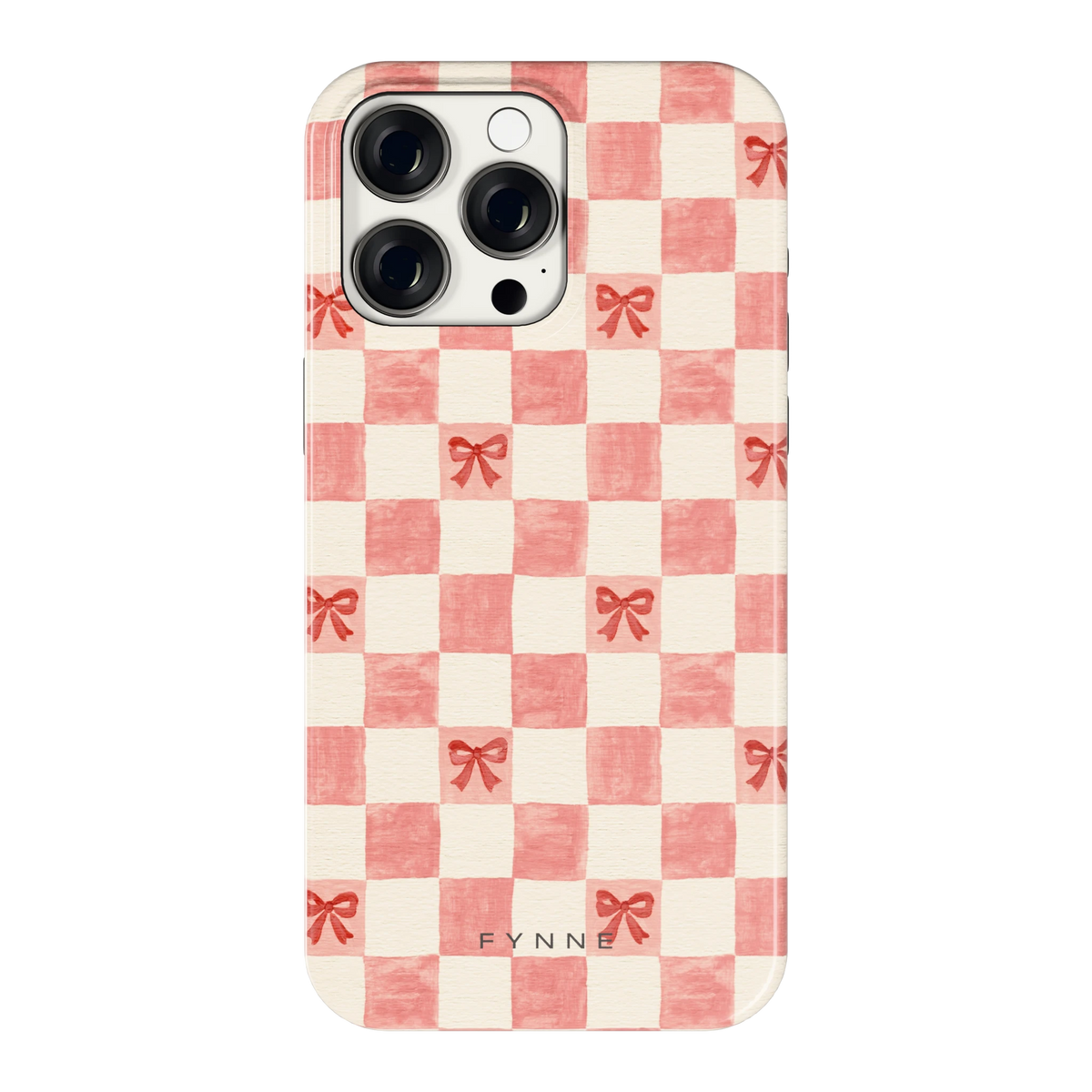 Strikjesruit hoesje voor iPhone 15 Pro Max, achterkant